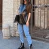 Лиловые леггинсы для будущих мам Letanika Весна 8
