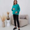 Черное трикотажное платье-футболка Rosa Зима 12
