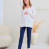 Вишневые базовые брюки для будущих и кормящих мам Eleganza Брюки 25