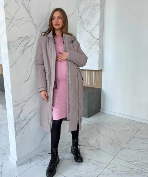 Розовое платье для будущих и кормящих мам Marika Розовое платье для будущих и кормящих мам Marika — изображение 3