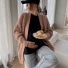 Бежевый кардиган с карманами и пуговицами Funky Бежевый кардиган с карманами и пуговицами Funky Весна 26