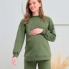 Синий свитшот для будущих и кормящих мам Flex Весна 22