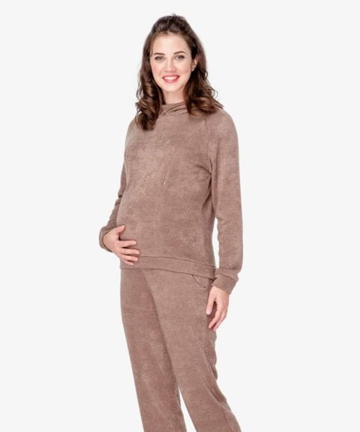 Шоколадный костюм для беременных и кормящих Wool Chic — изображение 6