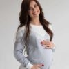 Серое платье для беременных и кормящих мам Sharlotta Серое платье для беременных и кормящих мам Sharlotta Лето 14