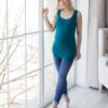 Нежно-синяя майка для будущих и кормящих мам Solo Лето 10