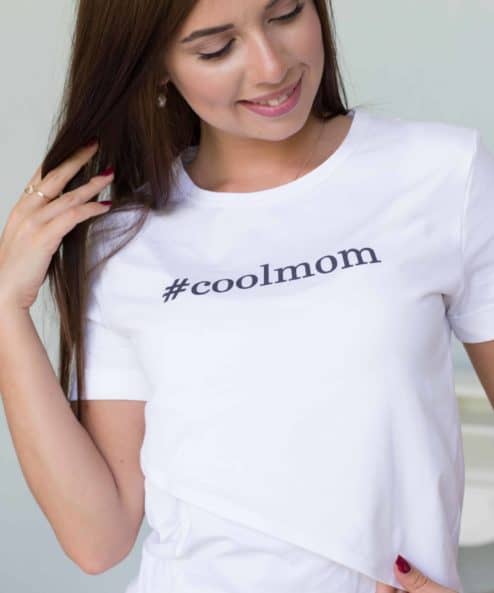 Футболка для будущих и кормящих мам Cool Mom Футболка для будущих и кормящих мам Cool Mom — изображение 2