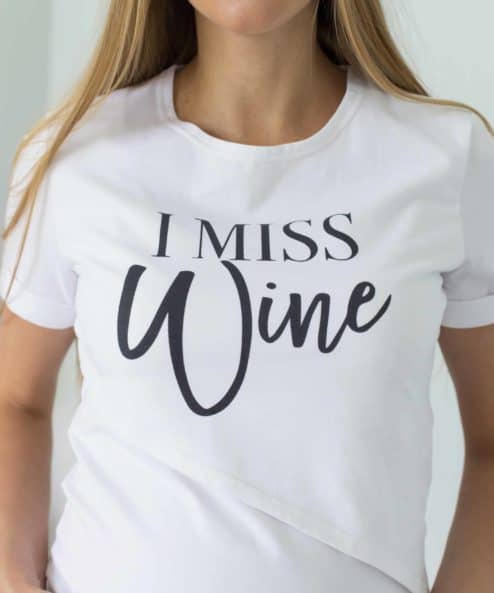Футболка для будущих и кормящих мам Miss Wine — изображение 4