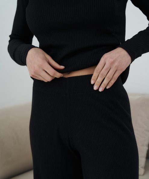 Alternative view of Черные брюки для будущих и кормящих мам Soft