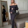 Сливовые теплые брюки для будущих и кормящих мам Trix Warm Зима 27