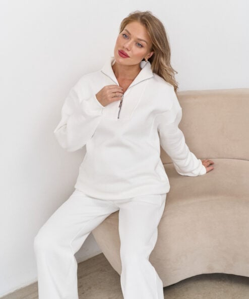 Молочные теплые брюки для будущих мам Flex Warm — изображение 6