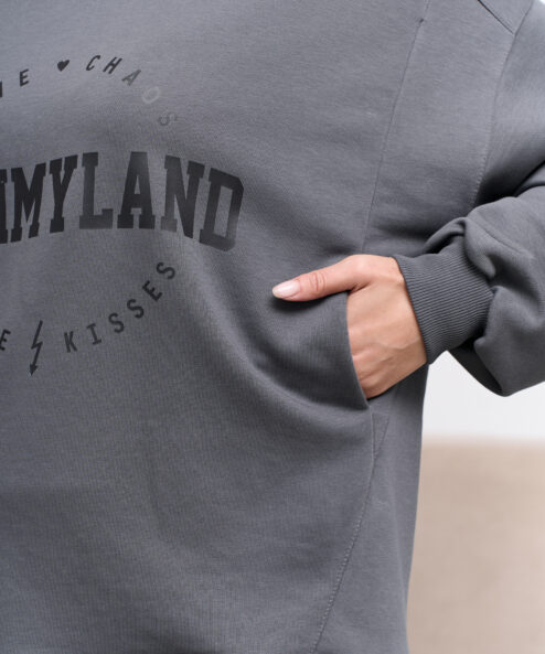 Alternative view of Графитовый свитшот для будущих и кормящих мам Mommyland
