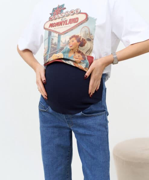 Alternative view of Синие джинсы moms для будущих мам Siam