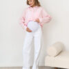 Белые джинсы moms для будущих мам Siam Весна 30
