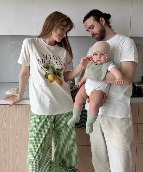 Молочная футболка для будущих и кормящих мам Mama Siciliana Молочная футболка для будущих и кормящих мам Mama Siciliana — изображение 10