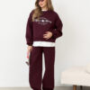 Сливовый теплый свитшот для будущих и кормящих мам Stylish Mommy Сливовый теплый свитшот для будущих и кормящих мам Stylish Mommy Зима 35