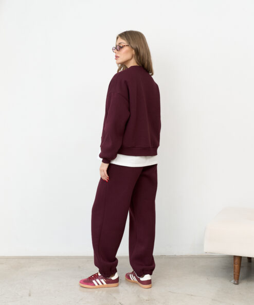Сливовый теплый свитшот для будущих и кормящих мам Stylish Mommy Сливовый теплый свитшот для будущих и кормящих мам Stylish Mommy — изображение 14