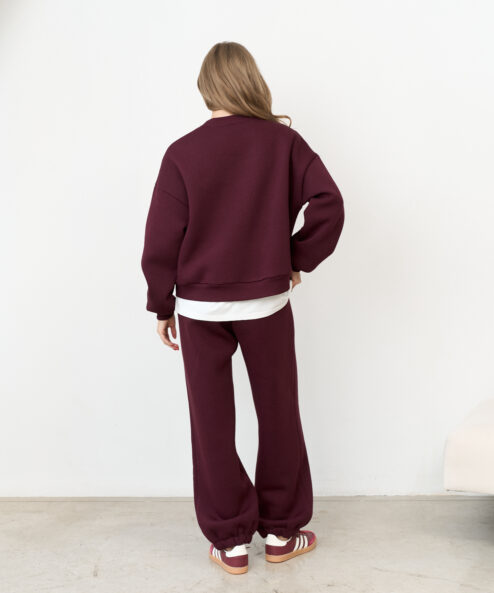 Сливовый теплый свитшот для будущих и кормящих мам Stylish Mommy Сливовый теплый свитшот для будущих и кормящих мам Stylish Mommy — изображение 11