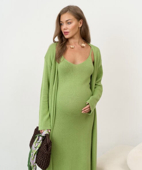 Зеленый комплект для будущих мам Amalfi New от Kapusta Fashion.